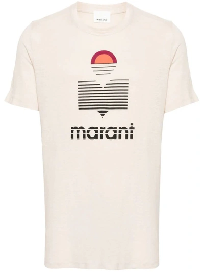 Isabel Marant Karman Linen T-shirt In ブラック