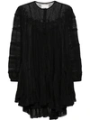 Isabel Marant Gyliane Broderie-anglaise Midi Dress In Black