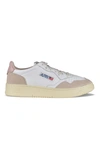 Autry Medialist Low Leather Sneakers In White
