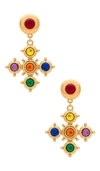 8 Other Reasons Cross Drop Earring In É‡‘è‰²