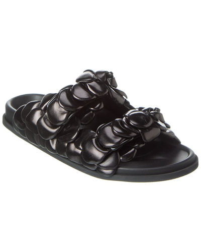 Valentino Garavani Man Sandals Black Size 9 Soft Leather