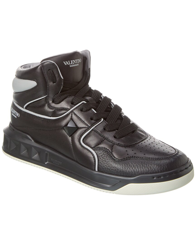 VALENTINO GARAVANI VALENTINO LEATHER HIGH-TOP SNEAKER