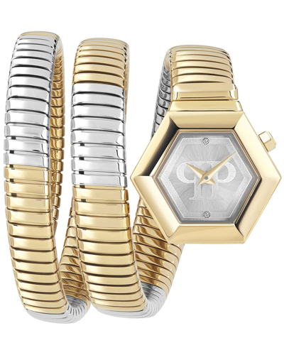Philipp Plein $nake Hexagon Bracelet Watch In Multi
