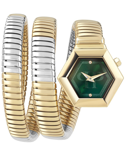 Philipp Plein $nake Hexagon Bracelet Watch In Multi