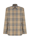 BURBERRY BURBERRY COTTON SHIRT WITH VINTAGE CHECK PATTERN