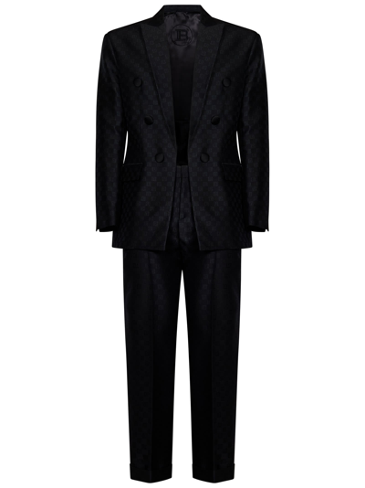 Balmain Suit In Black