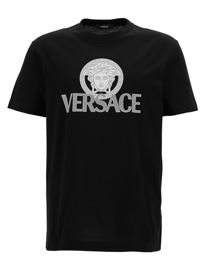Versace T-shirt Nautical In Black