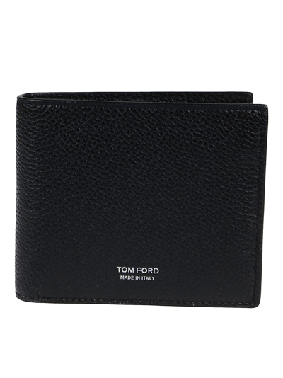 Tom Ford T Line Classic Bifold Wallet In Black