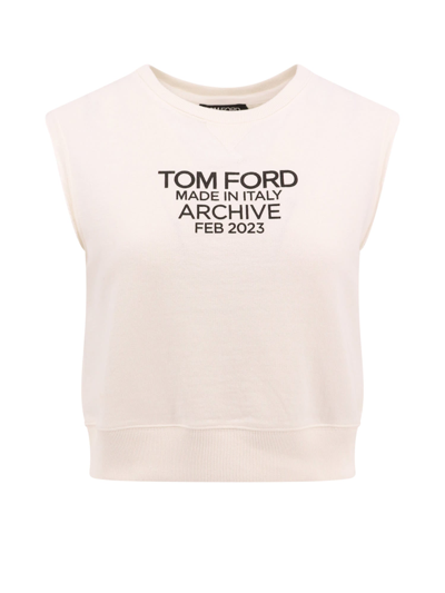 Tom Ford Sweatshirt In White