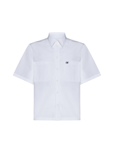 Off-white Shirt In White Black