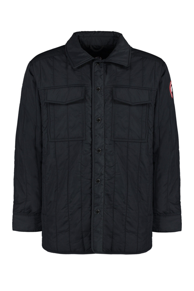 Canada Goose Carlyle Technical Fabric Overshirt In Black