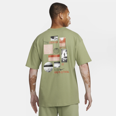 Nike Men's  Sportswear Max90 T-shirt In Green