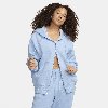 Nike Women's  Sportswear Phoenix Fleece Oversized Full-zip Hoodie In Blue