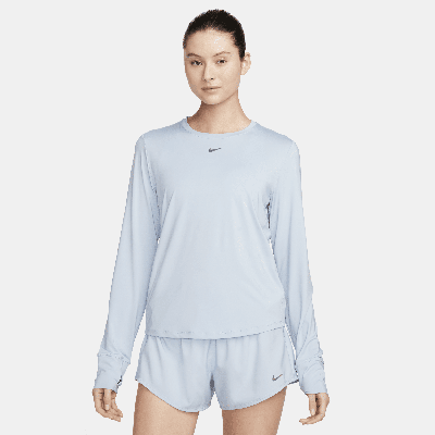 Nike Women's One Classic Dri-fit Long-sleeve Top In Blue