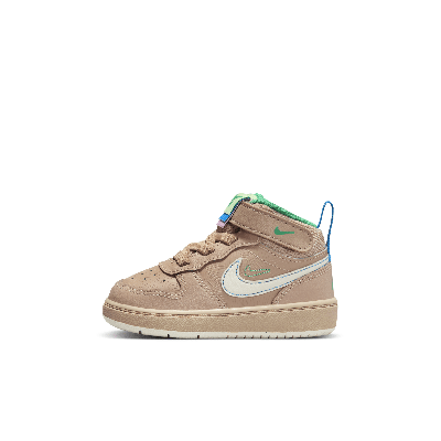 Nike Court Borough Mid 2 Se Baby/toddler Shoes In Brown