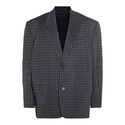 Balenciaga Blazer Jacket In Grey
