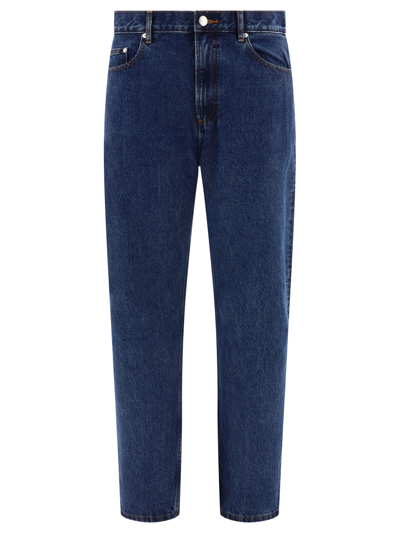 A.p.c. Relaxed Fit Denim Jeans In Blue