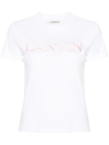 LANVIN LANVIN T-SHIRT WITH EMBROIDERY