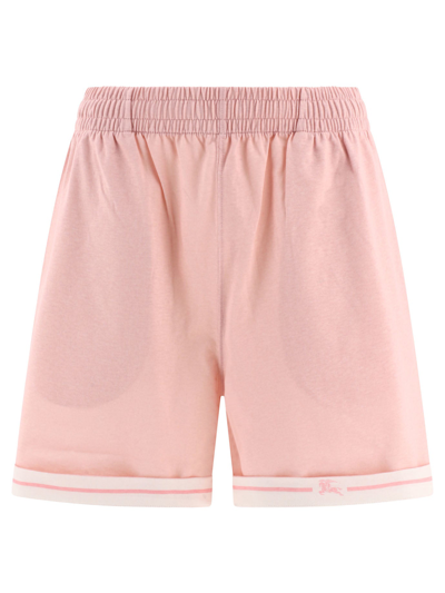 Burberry Cotton Shorts In Cameo