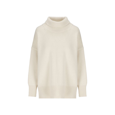 Chloé Cashmere Turtleneck Jumper In White