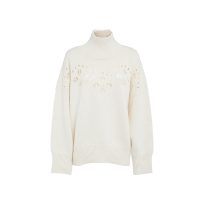 CHLOÉ CHLOE' CHLOÉ KNITTED WOOL SWEATER