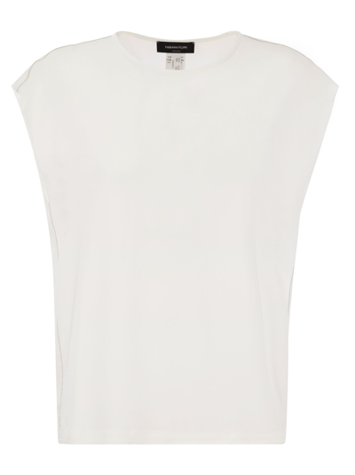 Fabiana Filippi Sablé Top In White