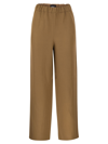 FABIANA FILIPPI FABIANA FILIPPI VISCOSE AND LINEN JOGGING TROUSERS