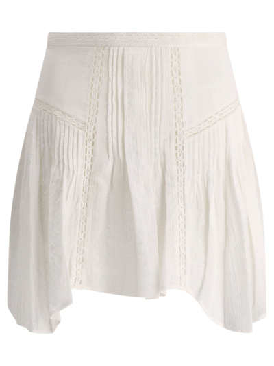 Isabel Marant Jorena Mini Skirt In White