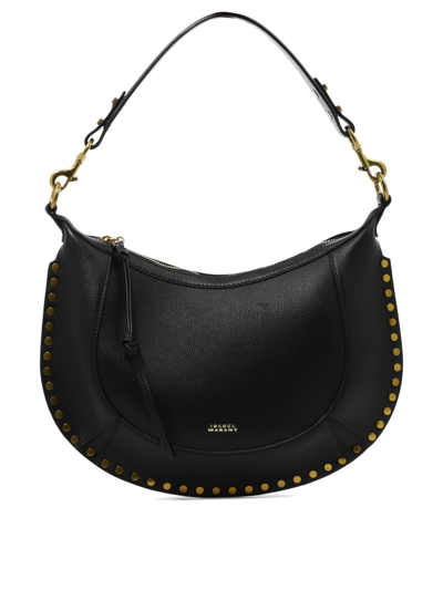 Isabel Marant Stud Embellished Naoko Shoulder Bag In Black