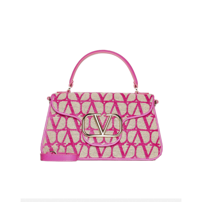 Valentino Garavani Small Top Handbag In Pink