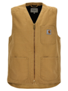 Carhartt Arbor Logo Vest In Beige