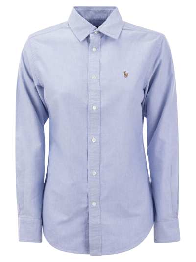 Polo Ralph Lauren Classic-fit Oxford Shirt In Blue