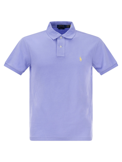 POLO RALPH LAUREN POLO RALPH LAUREN SLIM FIT PIQUE POLO SHIRT