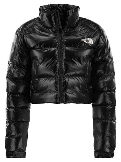 The North Face Rusta 2.0 Cropped Bomber Jacket In Black