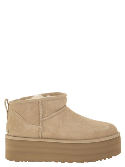 Ugg Ultra Mini Classic Boots With Plateau