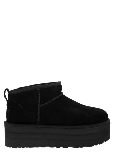 UGG UGG ULTRA MINI CLASSIC BOOTS WITH PLATEAU