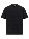 VALENTINO VALENTINO T SHIRT WITH TOILE ICONOGRAPHE ALL OVER PRINT