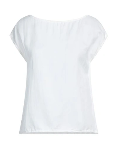 Crossley Woman Top Ivory Size M Cotton, Silk In White