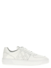 STUART WEITZMAN COURTSIDE MONOGRAM SNEAKERS WHITE