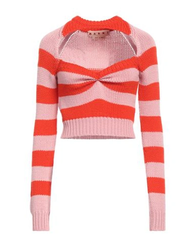 Marni Woman Sweater Pink Size 6 Virgin Wool