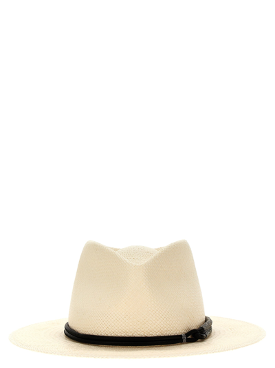 Brunello Cucinelli Panama Hats White