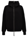 THOM KROM ZIP HOODIE SWEATSHIRT BLACK