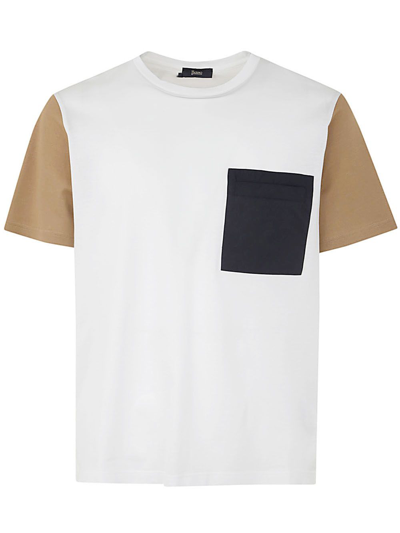 Herno T-shirt With Pocket Clothing In White