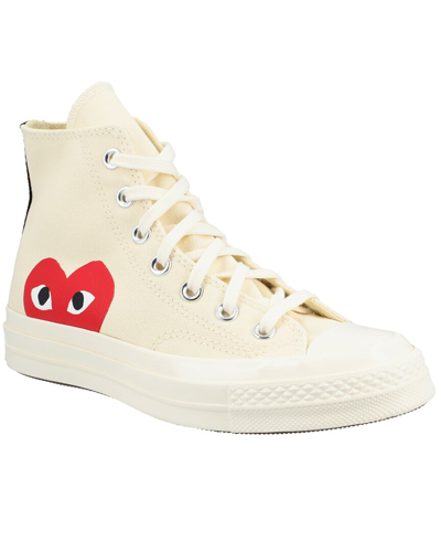 Converse X Comme Des Garçons Play Converse X Comme Des Garcons Play Hi Top In White