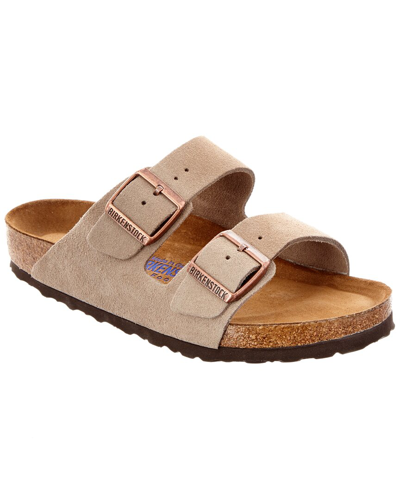 Birkenstock Arizona Soft Footbed Sandals Sandcastle In Brown
