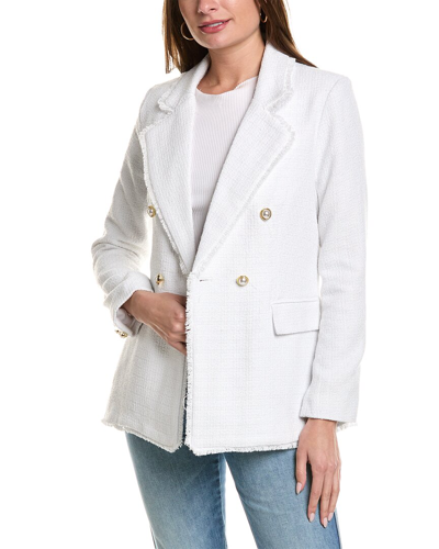 Nanette Lepore Nanette  Boucle Blazer In White