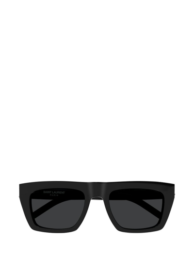 Saint Laurent Eyewear Rectangle In Black