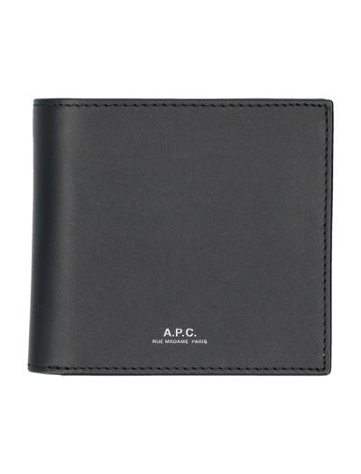 A.p.c. New London Wallet In Black