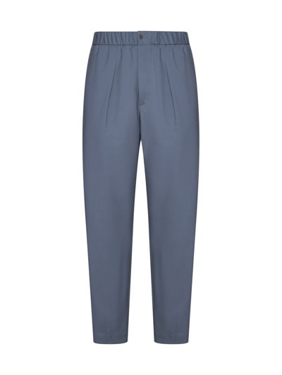 Giorgio Armani Trousers In Flint Stone