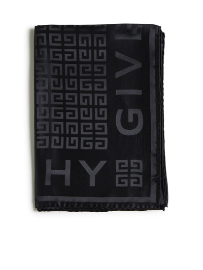 Givenchy Silk Scarfs In Black